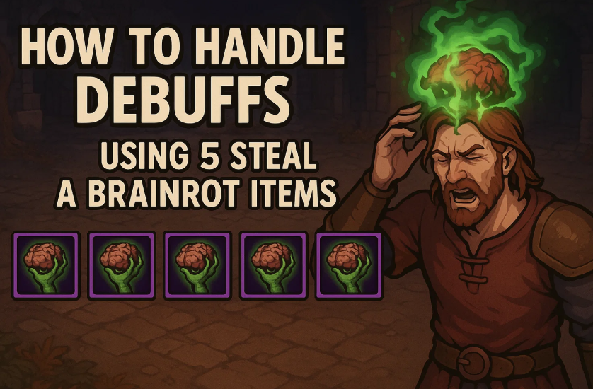 How to Handle Debuffs Using 5 Steal a Brainrot Items