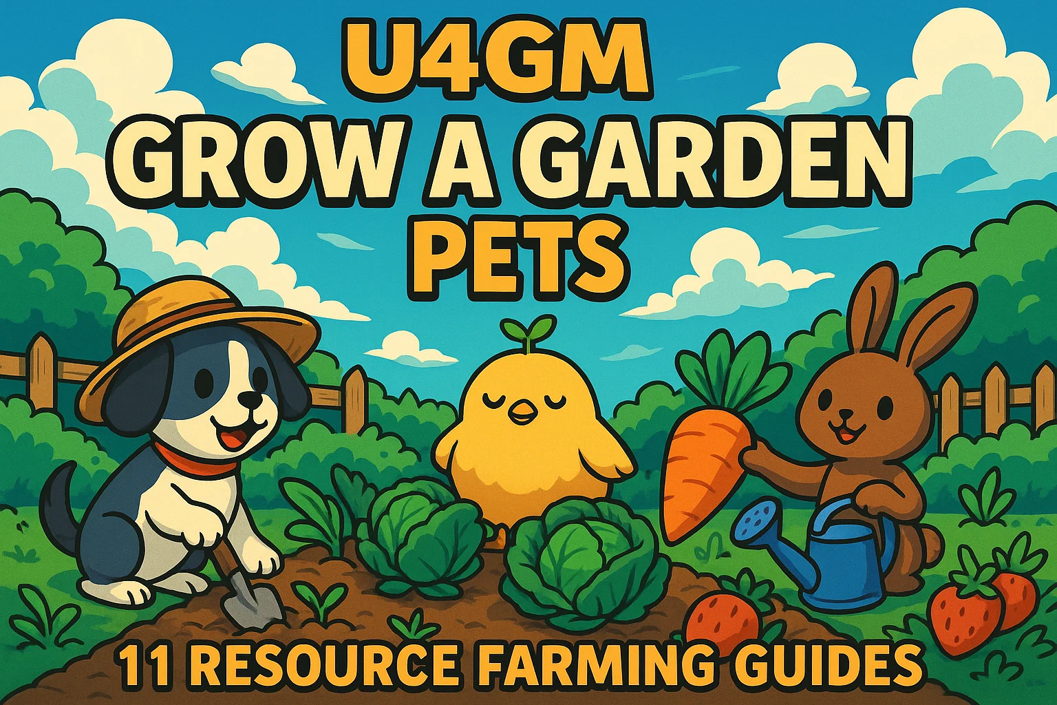 Grow a Garden Pets: 11 Resource Farming Guides