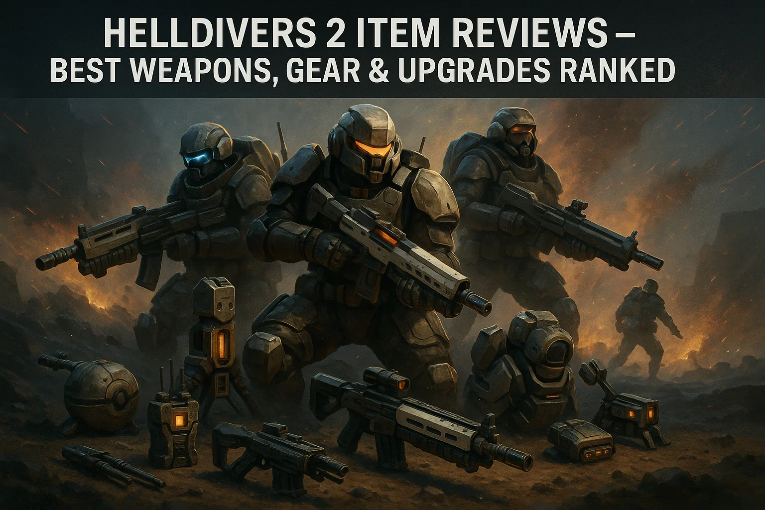 Helldivers 2 Item Reviews – Best Weapons, Gear & Upgrades Ranked