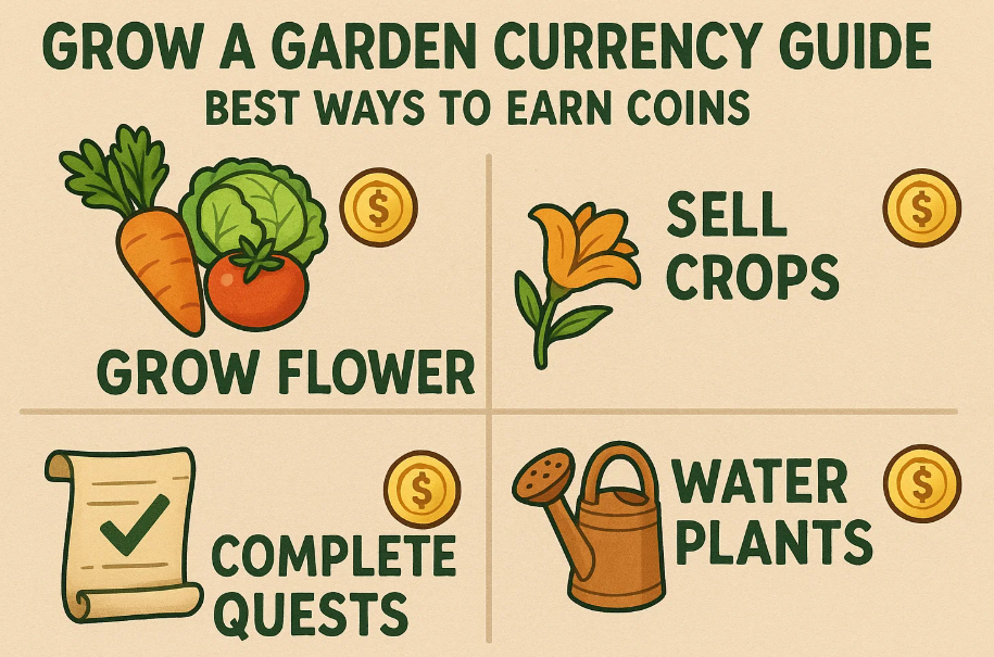 Grow A Garden Currency Guide: Best Ways to Earn Coins