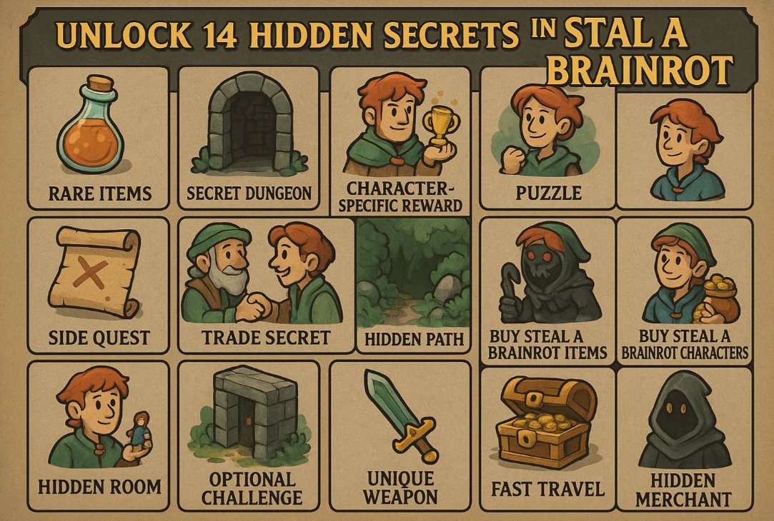 Steal a Brainrot Items Unlock: 14 Secrets You Didn’t Know