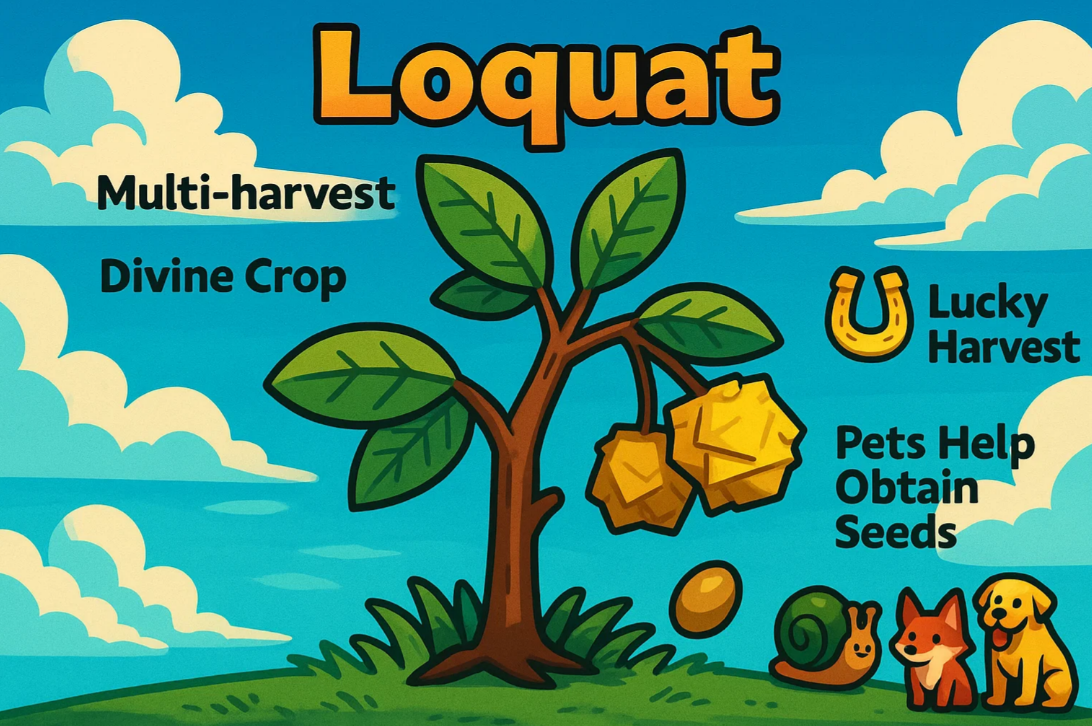 How to Get Loquat in Grow a Garden