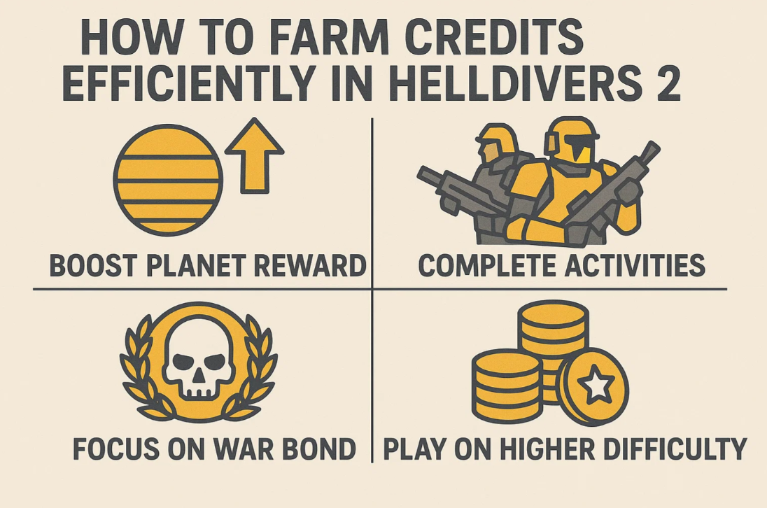 How to Farm Credits Efficiently in Helldivers 2