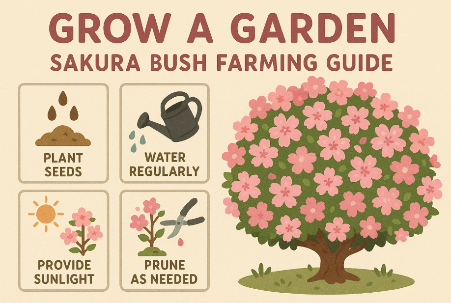 Grow a Garden Sakura Bush Farming Guide