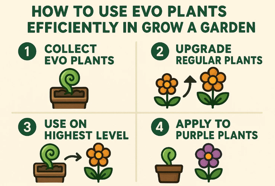 How to Use Evo Plants Efficiently in Grow A Garden