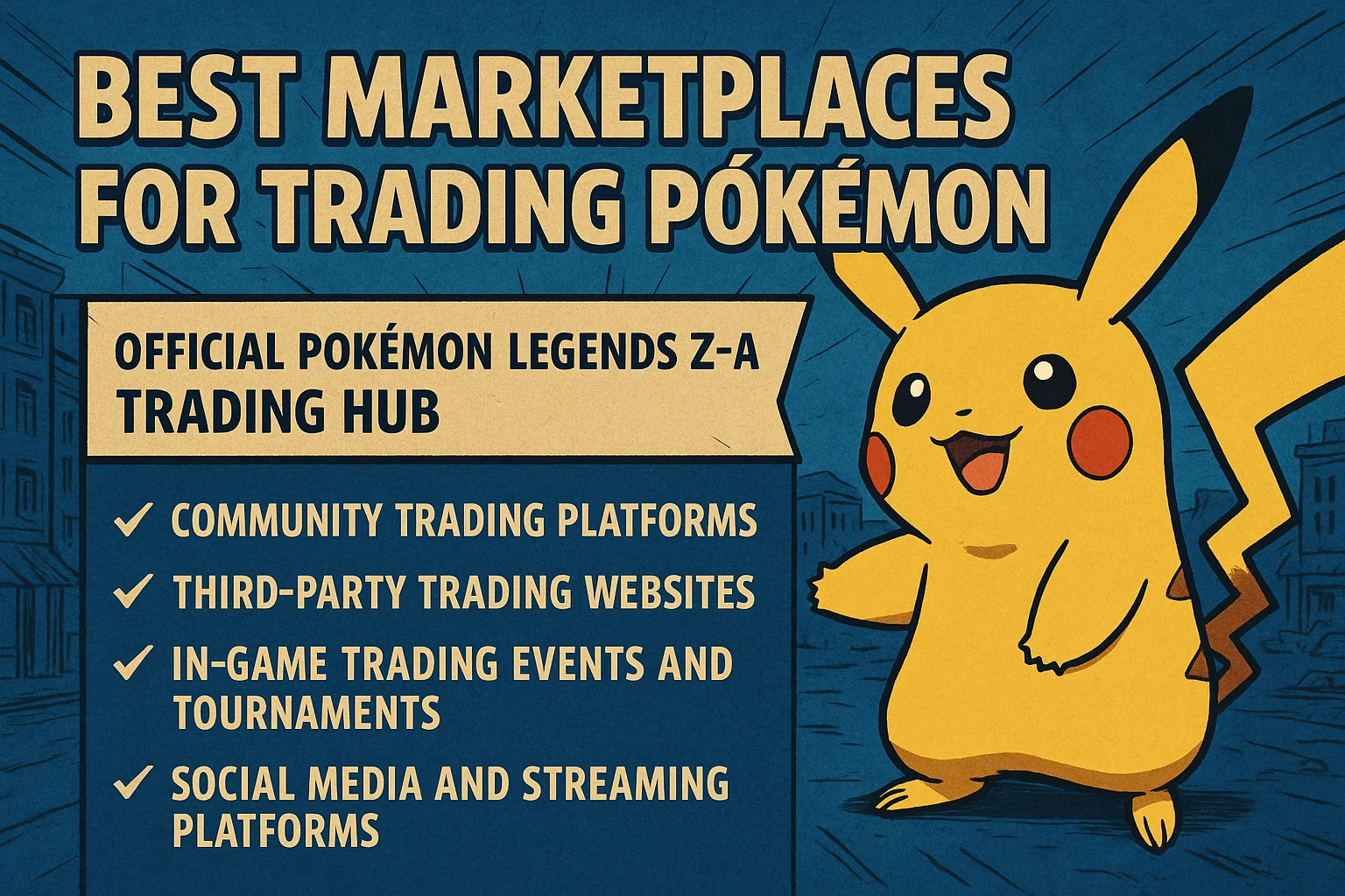 Pokémon Legends: Z-A Best Marketplaces for Trading Pokémon