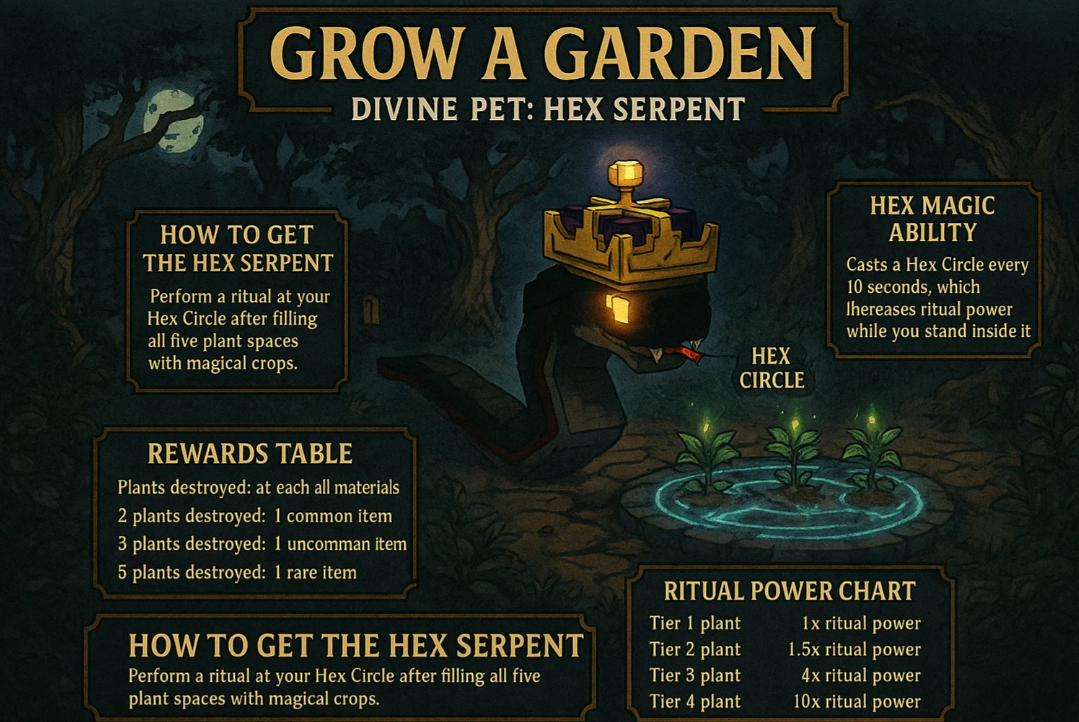 How to Get Hex Serpent in Grow a Garden