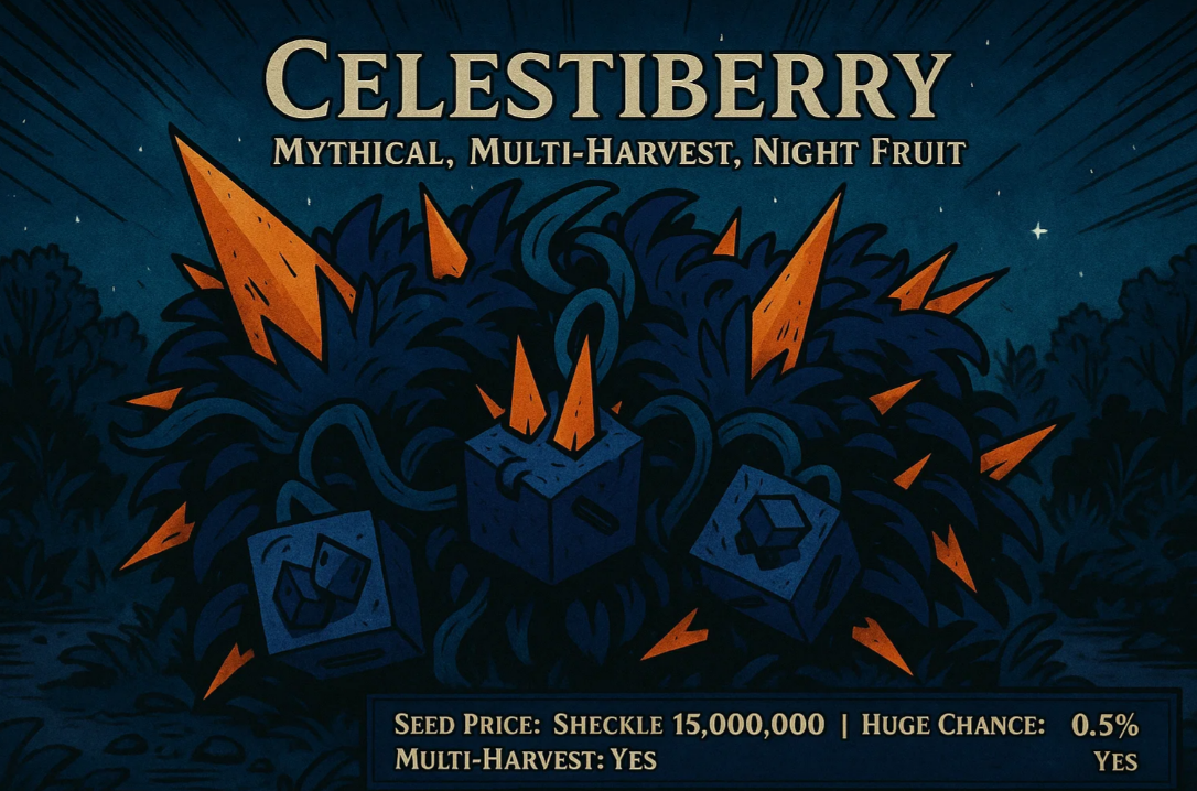 How to Get Celestiberry in Grow a Garden